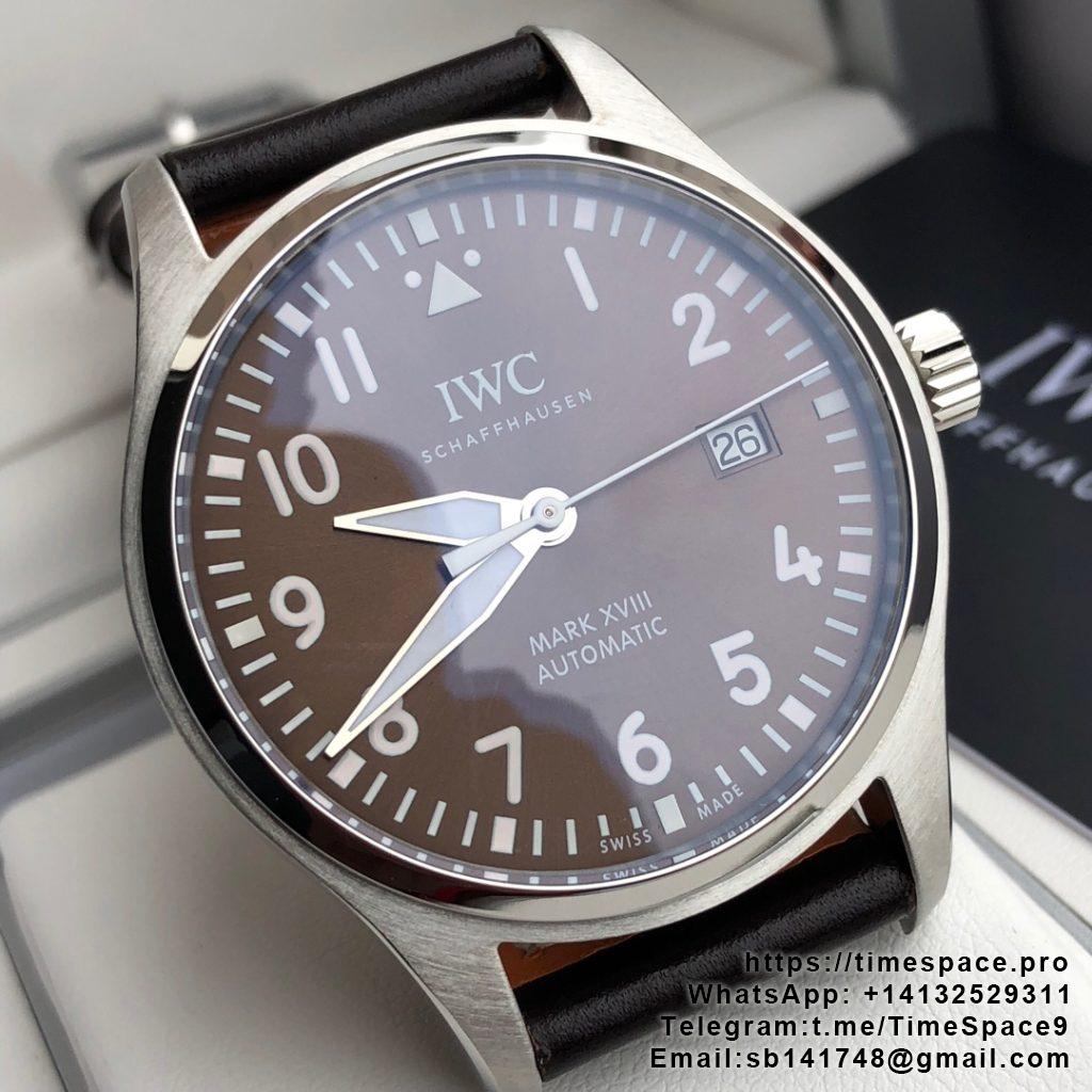 Pilot Mark XVIII Titanium Best Edition Brown Dial with Brown Leather Strap