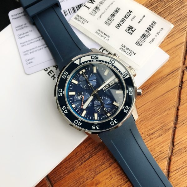 Aquatimer Chrono Best Edition Blue Dial with Blue Rubber Strap