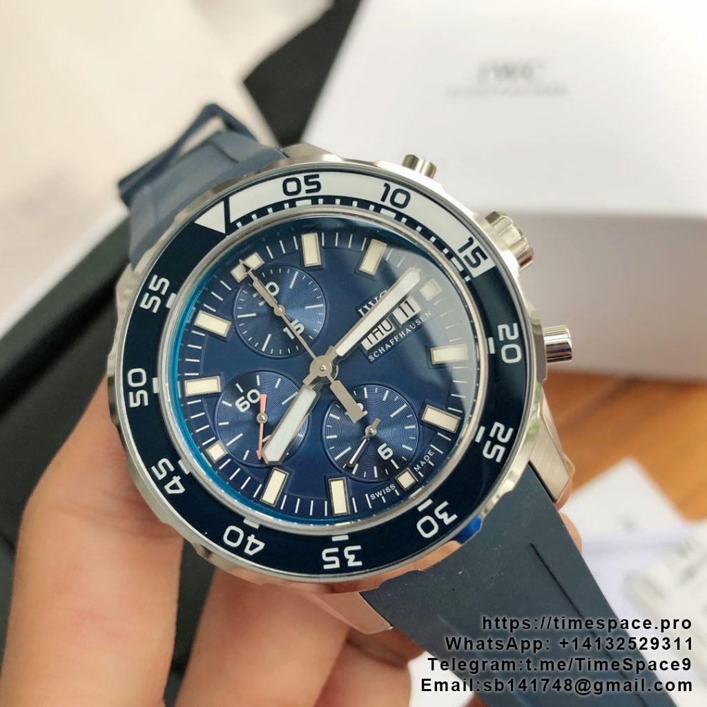 Aquatimer Chrono Best Edition Blue Dial with Blue Rubber Strap