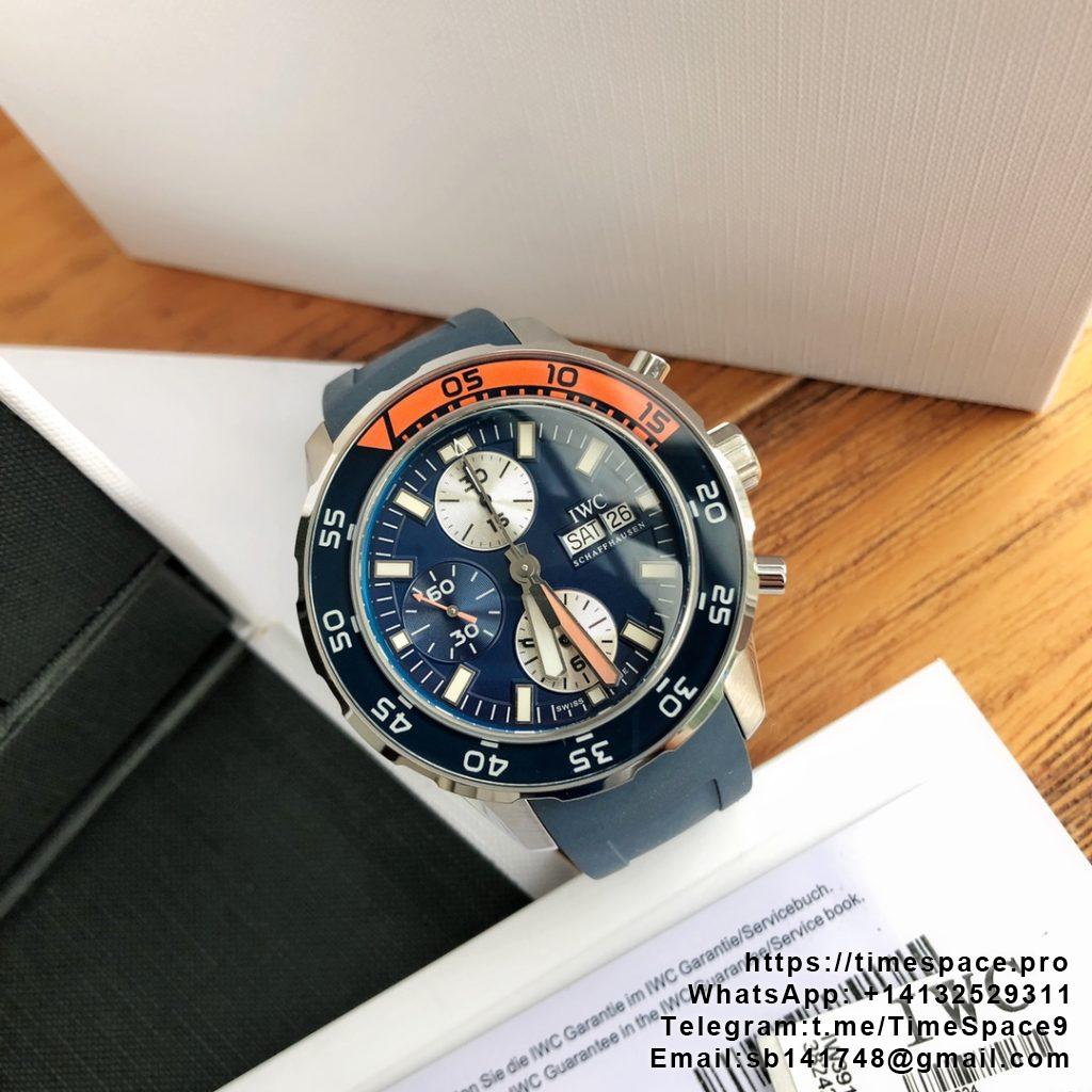 Aquatimer Chrono Best Edition Blue Dial with Blue Rubber Strap